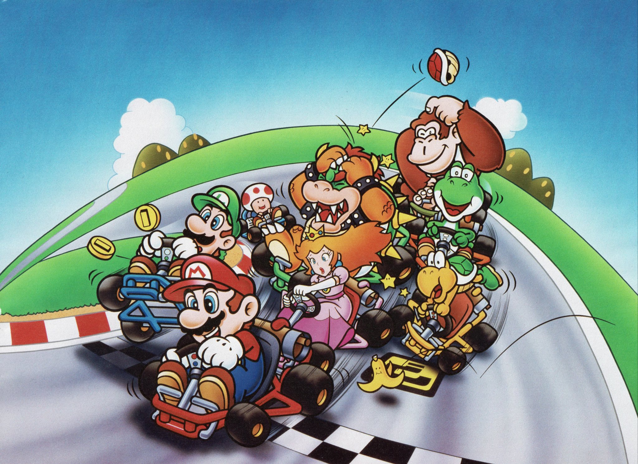 Super nintendo art outlet