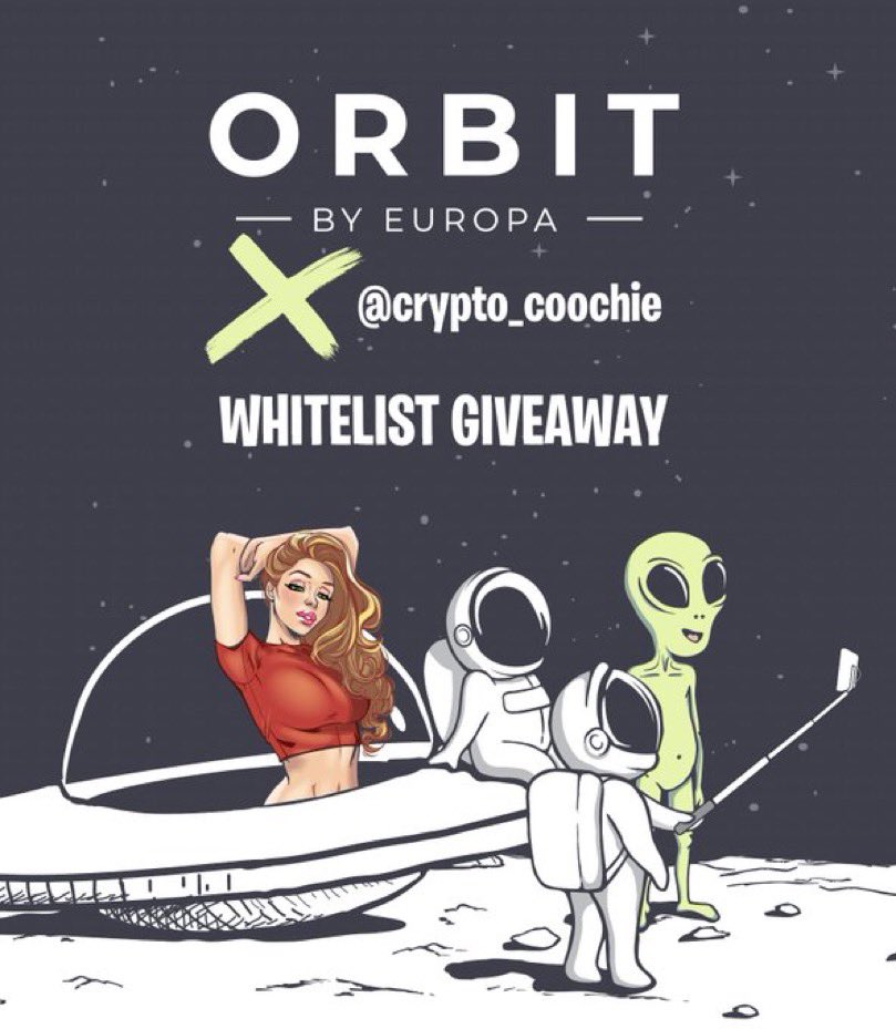 C(o,o)chie 🔮 (@crypto_coochie) on Twitter photo The time has come for the <a href="/ProjectEuropa_/">ProjectEuropa.RED</a> giveaway!!
WL is up for grabs. The WL allocation gives you early access to the platform and the ability to invest up to $1K.
$ORBIT
Like/RT to enter
Must be following <a href="/ProjectEuropa_/">ProjectEuropa.RED</a>
Open to enter until Sunday 10 am CST The time has come for the <a href="/ProjectEuropa_/">ProjectEuropa.RED</a> giveaway!!
WL is up for grabs. The WL allocation gives you early access to the platform and the ability to invest up to $1K.
$ORBIT
Like/RT to enter
Must be following <a href="/ProjectEuropa_/">ProjectEuropa.RED</a>
Open to enter until Sunday 10 am CST