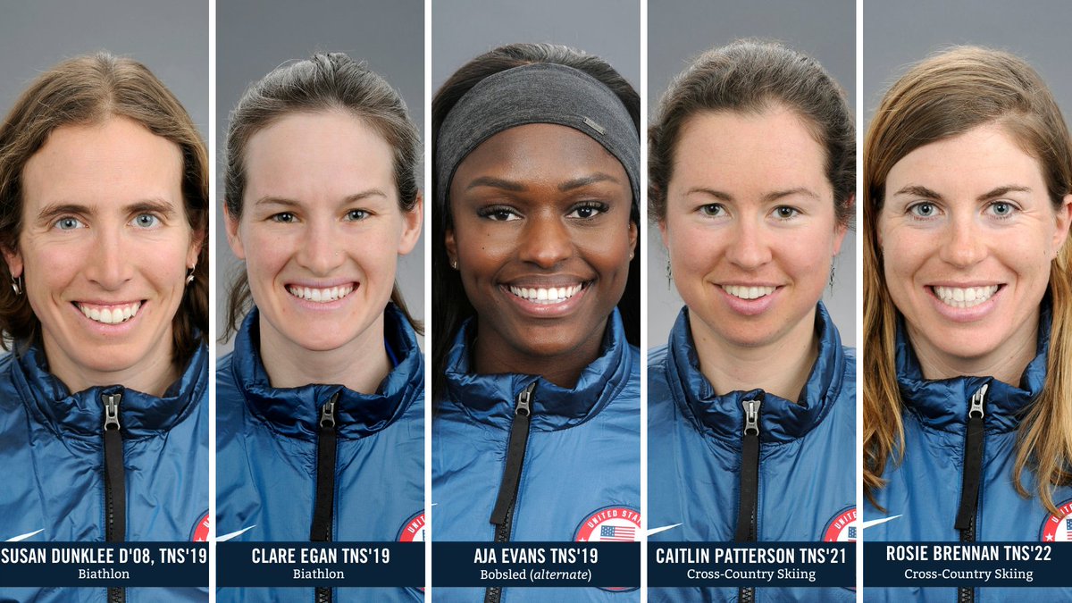 We're so proud of all the amazing #TuckNextStep alumnae (and one soon-to-be participant) who are taking part in the #BeijingGames as athletes, artists, and commentators. Well done, Rosie, Susan, Clare, Aja, Hannah, Cameron, Caitlin, Kikkan, and Laurenne!