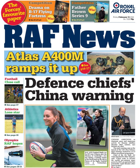 The latest edition of RAF News is out now
Go to rafnews.co.uk to subscribe
#rafnews #royalairforce #armedforces #rafveterans
@RAFHIVE