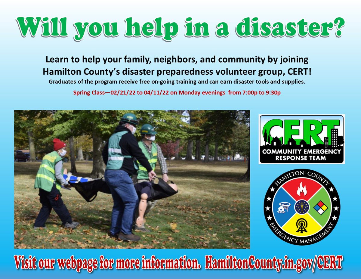 Hamilton Co IN CERT (@hcincert) on Twitter photo 