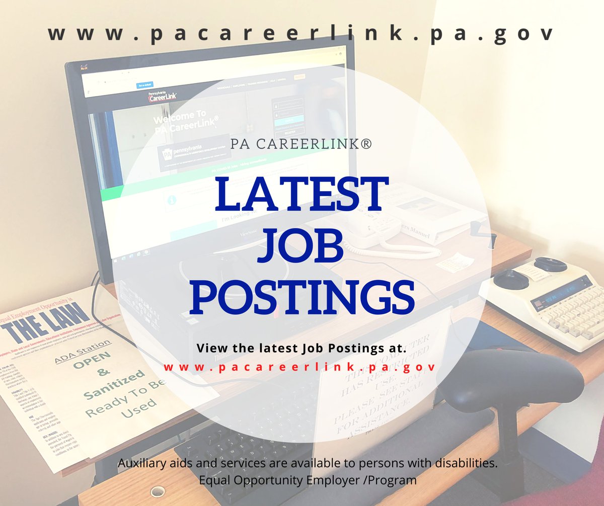 CareerLinkMerCo's tweet photo. Checkout the latest local Job Orders on https://t.co/JH4AY4jVr1!

Kinder Morgan - Mercer, PA
Measurement Technician - JO #16510518

Greenville Reynolds Development Corporation - Greenville, PA
Office/Accounting Assistant - JO #16509870 https://t.co/eOMnWKrcbm