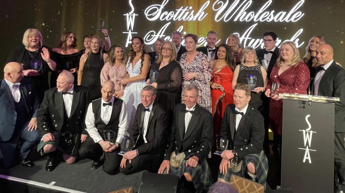 Well done <a href="/AmyJIrons/">Amy Irons</a> hosting <a href="/ScotWholesale/">Scottish Wholesale Association</a> awards <a href="/sheratonhotels/">Sheraton</a> #Edinburgh a rowdy bunch celebrating the success of the #wholesale trade in Scotland 🏴󠁧󠁢󠁳󠁣󠁴󠁿
