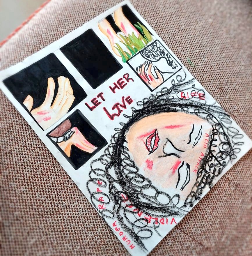 ARTWITHPASSION4's tweet photo. PLS RETWEET IT👍 AND LET THE PEOPLE KNOW WE ARE AGAINST ALL THIS SHIT!!🙏 
AND WE SUPPORT OUR GIRLS AND WOMEN🙏

@MissdOportunity 
#NirbhayaSquad #feminist #Feminism https://t.co/XRp157RkC7