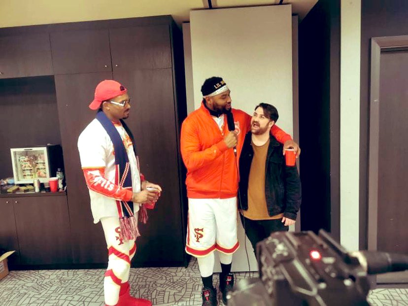 Pleasure to interview (and be interviewed by) The Street Profits at today’s BT Sport | WWE event in London.

Talked about all things WWE and why the Bengals are bringing home the smoke on Super Bowl Sunday!

Coming soon to ITRWrestling.com