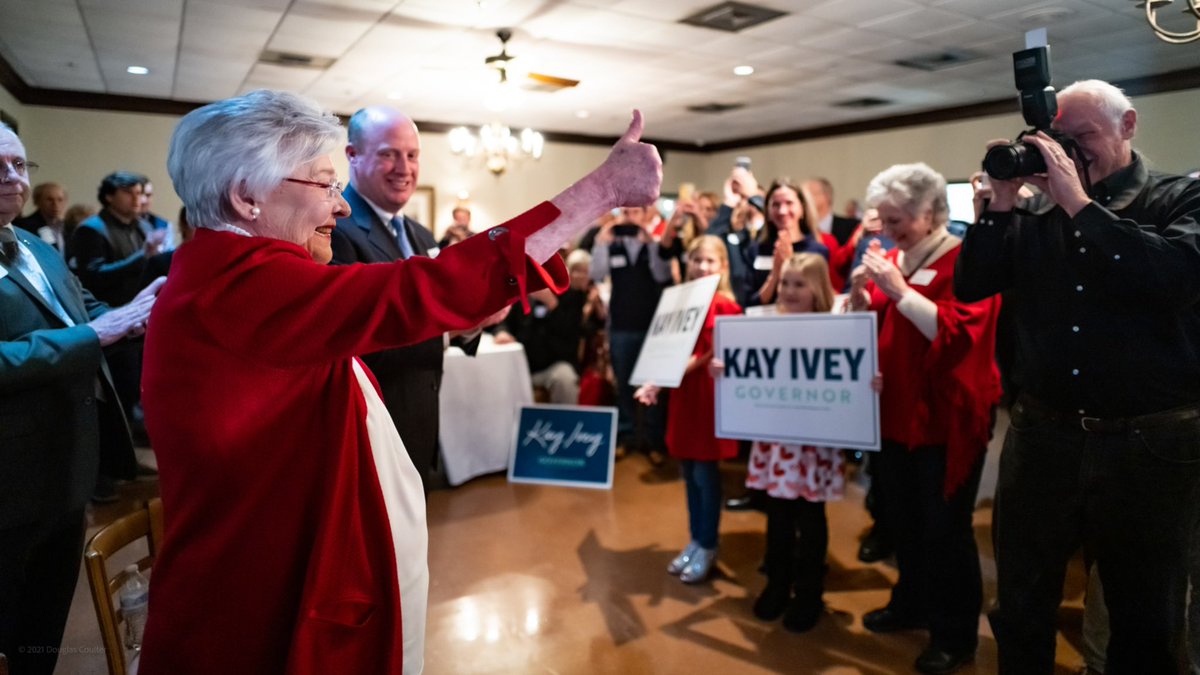 willainsworthAL's tweet photo. Under Gov. Ivey, Alabama enjoys record low unemployment, record high classroom spending, the nation’s strongest economy, the toughest pro-life law, and a state government guided by Christian conservative values. I was proud to speak at her campaign kick off and offer my support. https://t.co/mMkWi4KF4M