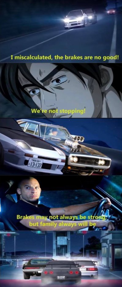 Yatoleczka's tweet photo. #InitialD #InitialDmeme #FastAndFurious https://t.co/Wkc8wTQG73