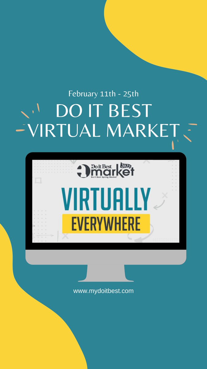 CreedenSales's tweet photo. We are excited for the Do it Best Virtual Market! If you have initiatives that require you to be in the stores during this time, Creeden can help.

#doitbesthardware #doitbestmarket #2022 #virtual #creeden #forceforsales https://t.co/6D5HZoSoLW