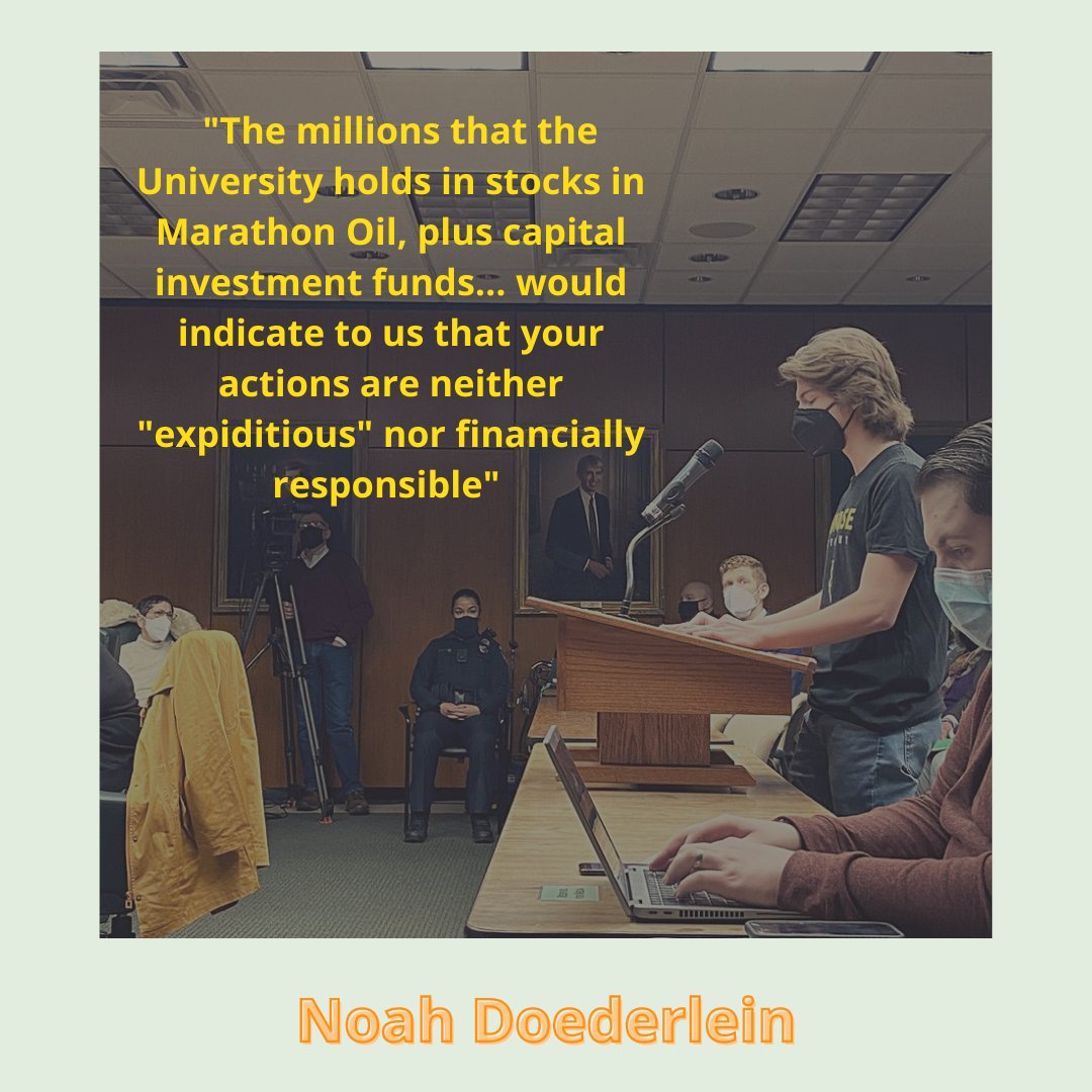 sunrisespartans's tweet image. Our hub members restated our demands to the Board of Trustees this morning, highlighting their hypocrisy and the necessary urgency this issue requires. @michiganstateu BoT, you know our future is at stake. #DivestMSU once and for all. 📸: @thesnews