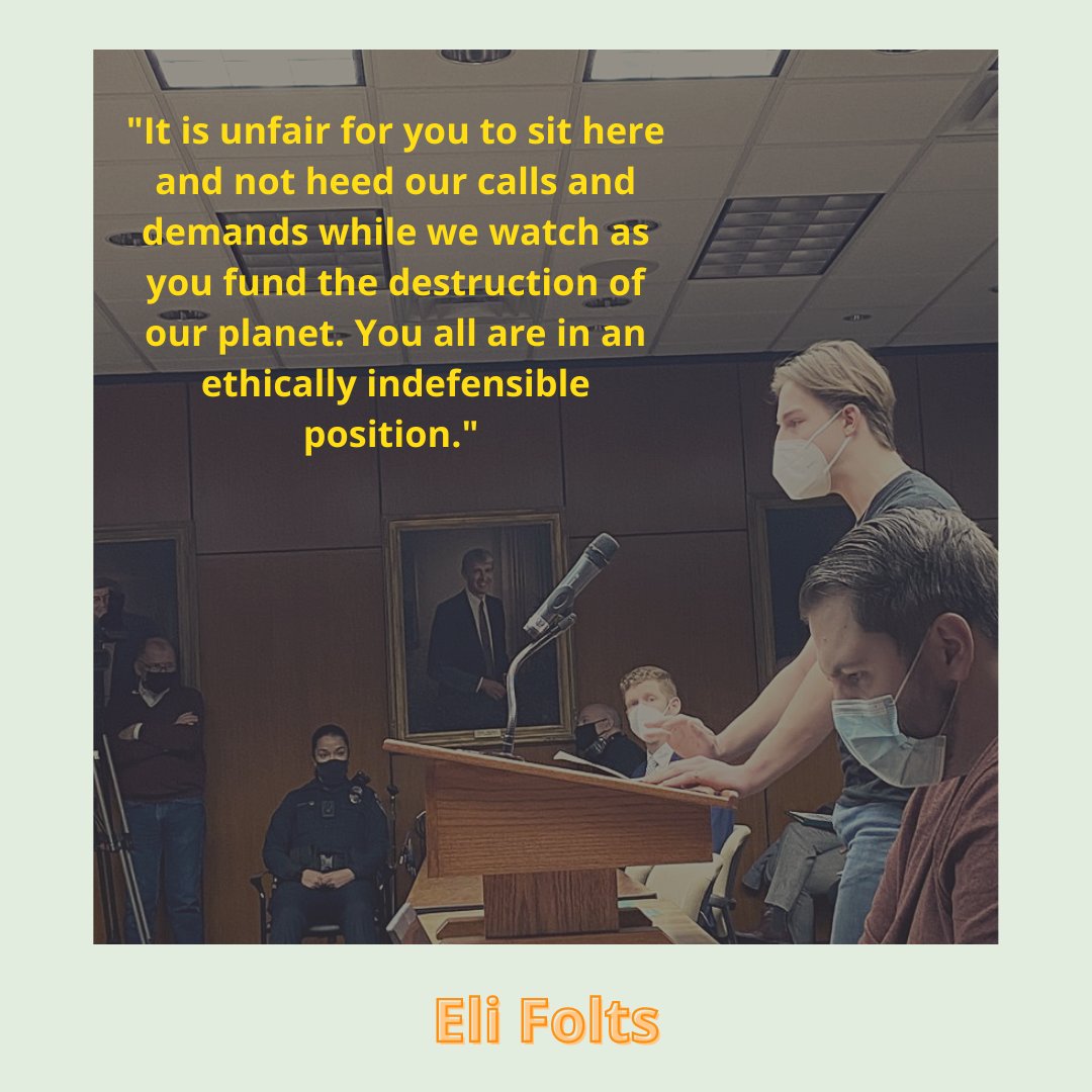 sunrisespartans's tweet image. Our hub members restated our demands to the Board of Trustees this morning, highlighting their hypocrisy and the necessary urgency this issue requires. @michiganstateu BoT, you know our future is at stake. #DivestMSU once and for all. 📸: @thesnews