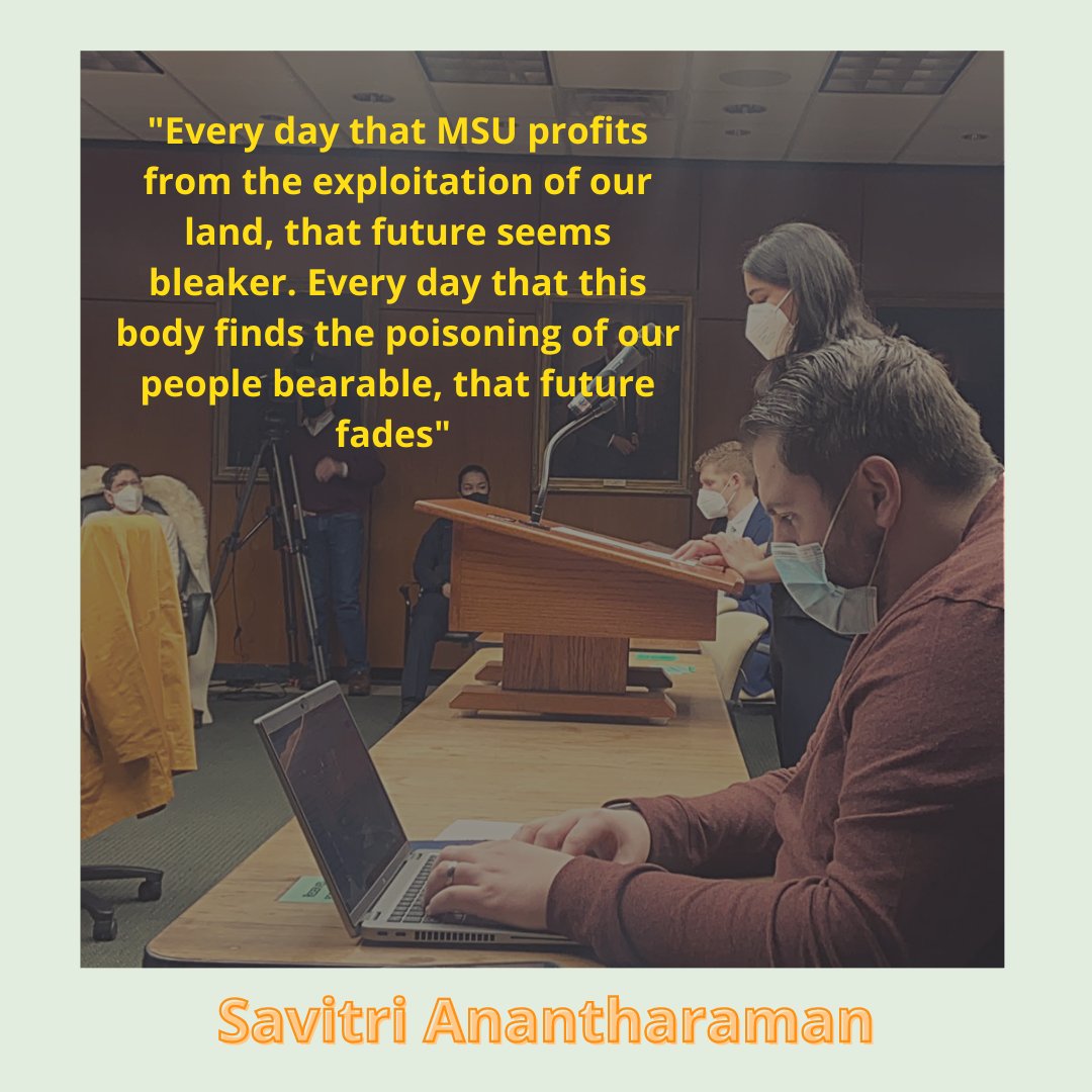 sunrisespartans's tweet image. Our hub members restated our demands to the Board of Trustees this morning, highlighting their hypocrisy and the necessary urgency this issue requires. @michiganstateu BoT, you know our future is at stake. #DivestMSU once and for all. 📸: @thesnews