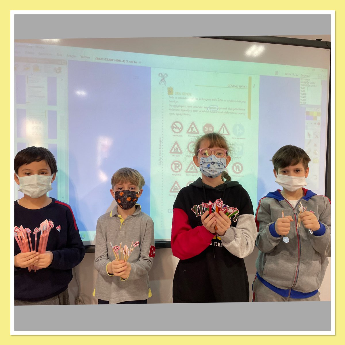 🚗🚲Trafik işaret ve levhalarını tanıdık ,anlamlarını öğrendik.⛔️⭕️🚫🚳.3/C
<a href="/omerfarukozer/">ömer faruk özer</a> 
<a href="/aynurbalkan22/">Aynur BALKAN</a>
<a href="/corlubk/">BK Çorlu Kampüsü</a>