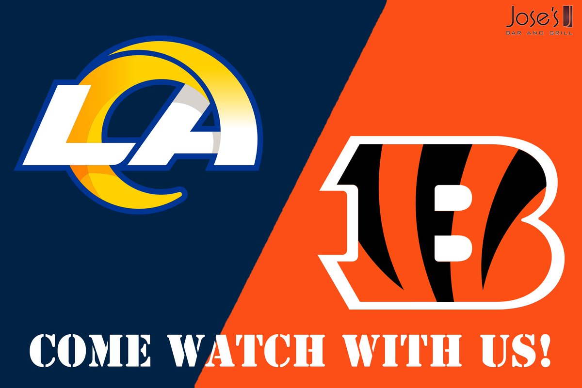 We have a bet going here at Jose's, settle it for us?Who are you betting on?
Comment 🐏 for Rams or 🐯 for Bengals!
Or better yet, come on in and drink with us! Rickards for the Rams or Belgian Moon for the Bengals!

#JosesBarAndGrill #Windsor #Leamington #SuperBowlSunday