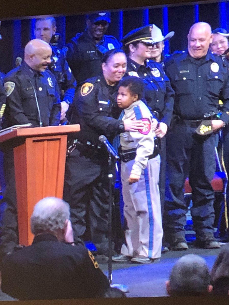 Celebrating our Newest honorary officer, Officer D.J Daniel.

What an incredible young man!