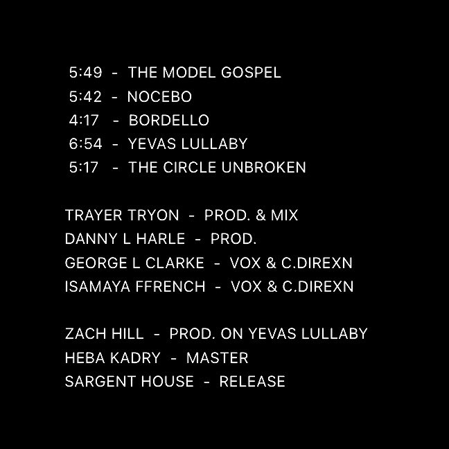 trayer (@trayert) on Twitter photo i have a record out today ya’ll : ))))
a twisted, beautiful group effort.. 30 minutes of the most bizarre time in my life. VERY happy with it, hope u enjoy
ffm.to/altoarc
s/o <a href="/deafheavenband/">Deafheaven</a> <a href="/DannylHarle/">Danny L Harle</a> <a href="/isamayaffrench/">isamaya</a> <a href="/sargenthouse/">Sargent House</a> i have a record out today ya’ll : ))))
a twisted, beautiful group effort.. 30 minutes of the most bizarre time in my life. VERY happy with it, hope u enjoy
ffm.to/altoarc
s/o <a href="/deafheavenband/">Deafheaven</a> <a href="/DannylHarle/">Danny L Harle</a> <a href="/isamayaffrench/">isamaya</a> <a href="/sargenthouse/">Sargent House</a>