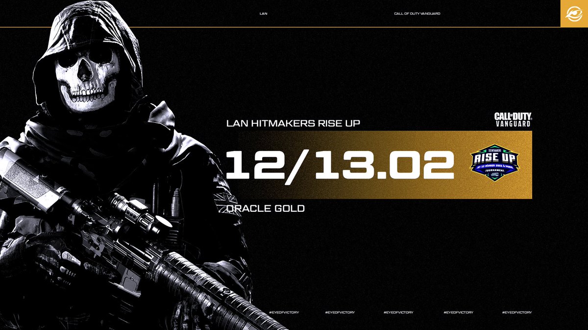 OracleEsport's tweet photo. ⚔ #CallOfDuty | #HitmakerRiseUP
Notre rooster #Gold participera également à la LAN Hitmaker Rise UP ce weekend organisé par @HitMakersFr à @espotparis !
👁 @Yum8ko
👁 @Yazaah213
👁 @Fibrone_rf
👁 @Zirowkr7
Bon courage à tous 🧡 https://t.co/9ybrw3a4V4