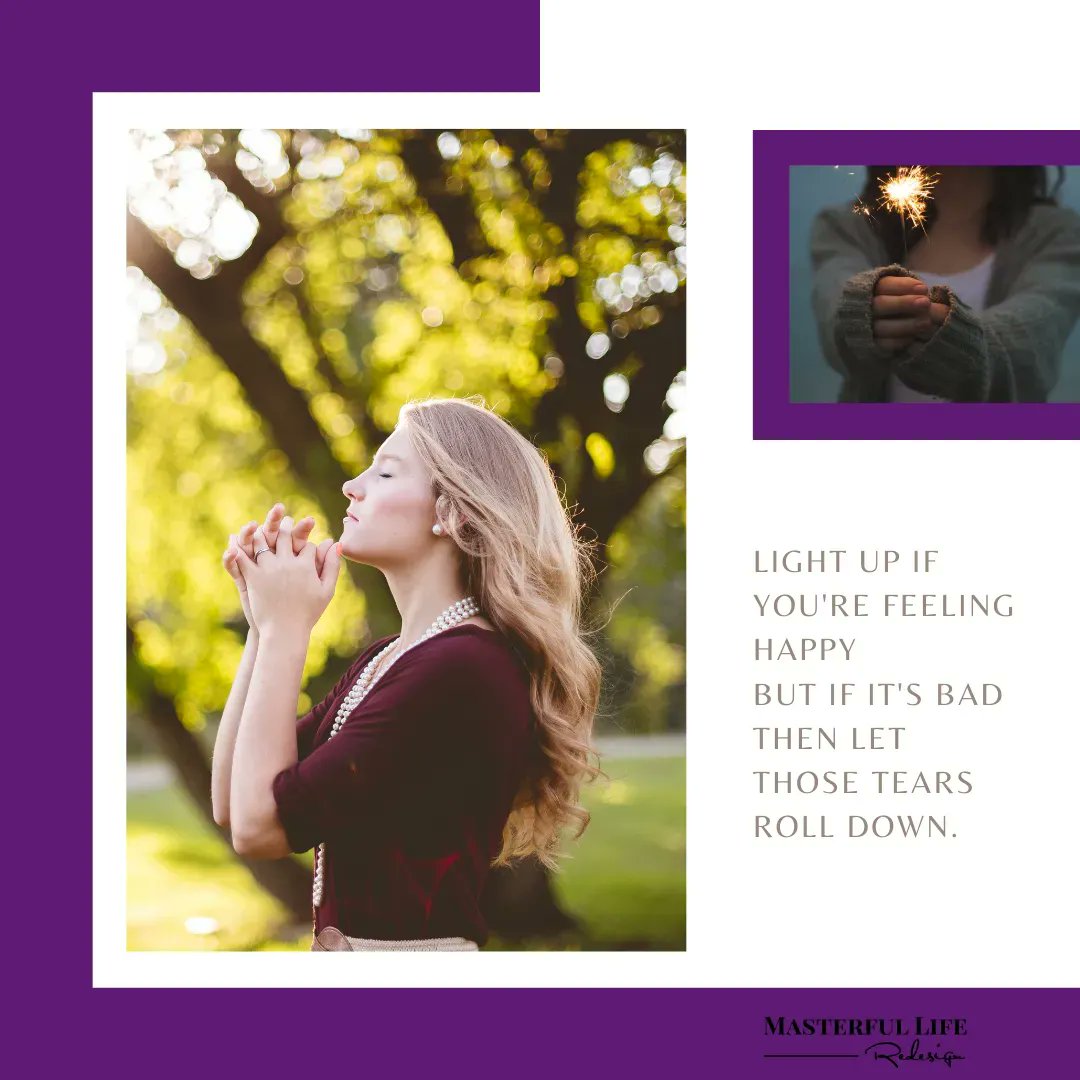 Light up if you're feeling happy But if it's bad then let those tears roll down. 🤗 Check the link in our Instagram bio:buff.ly/3oE9bZf to know more about what we offer!  #HonorYourFeelings #EmotionsAreAGift #MLRProgram #BeYou #womenempowerment
