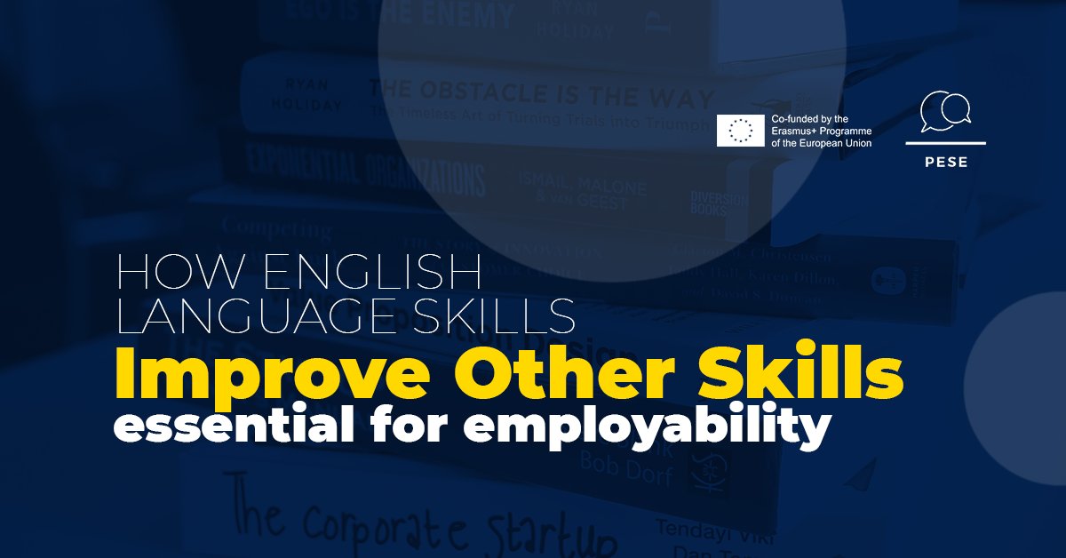 PESE_Project's tweet photo. What skills do you need to get a job? It’s a question on the minds of countless international students all over the world. One of the most mentioned answers is knowledge of the English language. https://t.co/wXvF2DPTQi

#pese #englishskills #employability #cooperation #english https://t.co/owrieHKelj