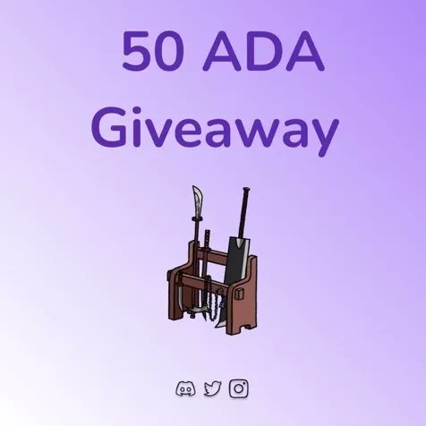 CnftGuide's tweet photo. 🎉 #CNFTGiveaway 🎉
@HubChampions is giving away 50 ADA🥳

To enter:
⚔️Like &amp; RT
⚔️Follow @HubChampions
⚔️Tag 3 Champions

⏰ Ends in 24 hours

#NFTGiveaway #CNFT #ADA #Cardano #CNFTCommunity #NFTartists #NFT #NFTCommunity https://t.co/yypbZ0QlqS