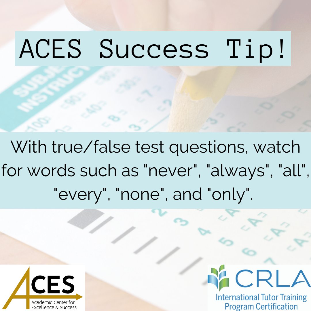 AcesEsu's tweet photo. Quick ACES test taking tip!
#studentsuccess #stingersup #esustrong #hornetpride
@EsuAdv https://t.co/kXnd5HfaBU