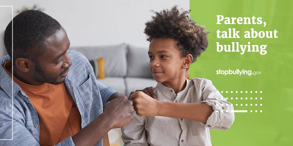 StopBullyingGov's tweet photo. #Parents, #BeTransparent about moments when you witnessed or experienced #Bullying. #KeepItReal about how #Bullying made you feel.
https://t.co/aI7BJUWqk5
#TransparencyPost #KeepIt100 #ShareTheReal #AntiBullyAdvocate https://t.co/IGVTF9p4oe