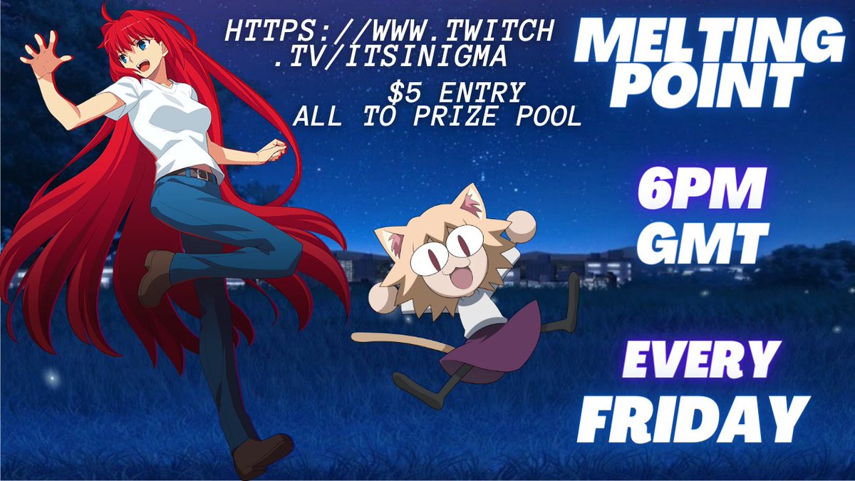 ItsInigma's tweet image. We&apos;re baaaaaaaaaaaack on a Friday

Round Robin + Single Elim let&apos;s gooooooooo

twitch.tv/itsinigma