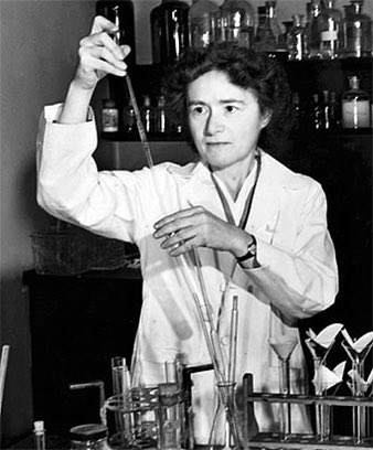 saraalvarezusc's tweet photo. Gerty Cori: bioquímica que traballou no hospital Children’s Carolinen en pediatría. Recibiu o Nobel de ciencias e de medicina por investigar o mecanismo de transformación de glicóxeno en ácido láctico. https://t.co/uvPq6cvt08
