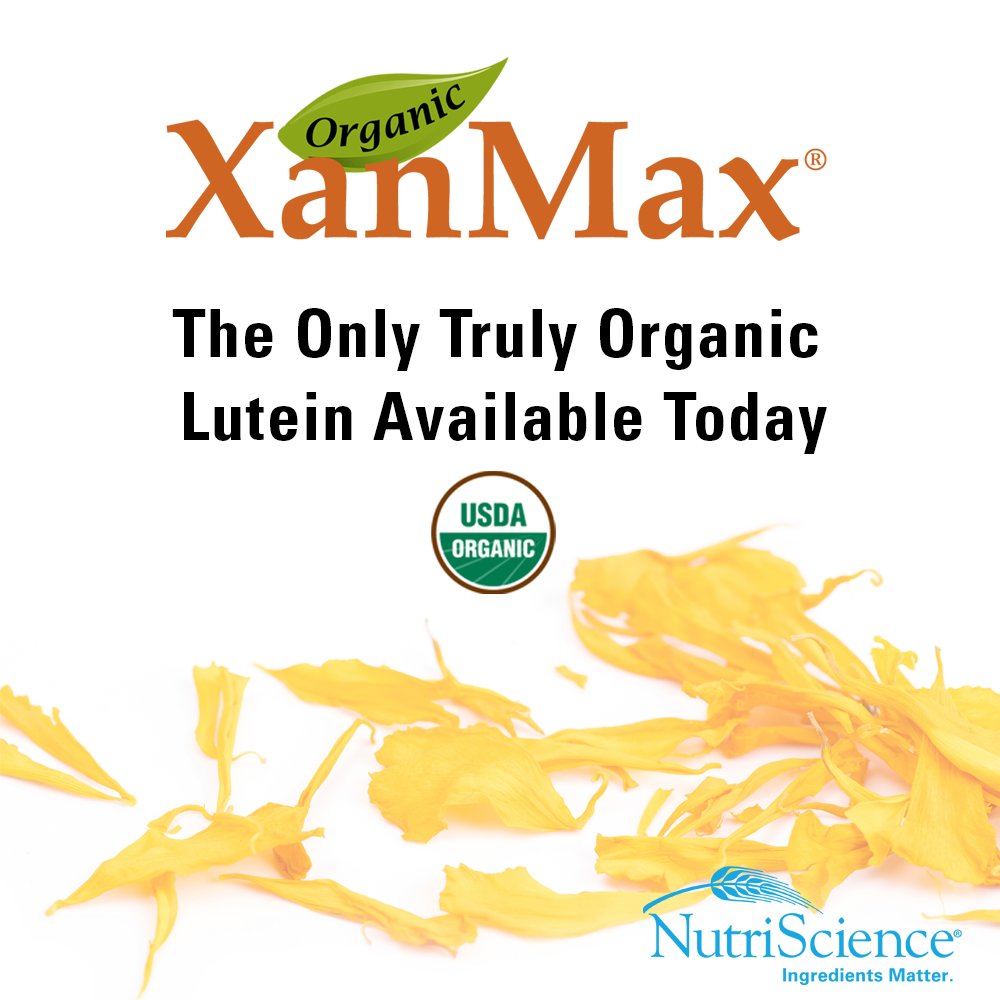 Organic XanMax® is a free lutein: zeaxanthin ingredient created for optimal eye health and healthy aging. It is the ONLY organic lutein currently available for product formulation. Email us to learn more: Sales@NutriScienceUSA.com
#IngredientsMatter