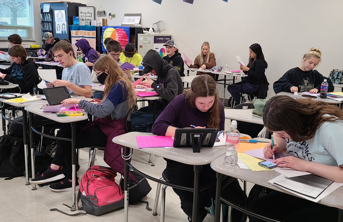 This little project turned into on outpouring of love for the residents at both Sugar Creek and the Arbors. I'm so proud of my students for their commitment, care, and creativity! #proud2br3 #PBL #TBHSela #ValentinesDay