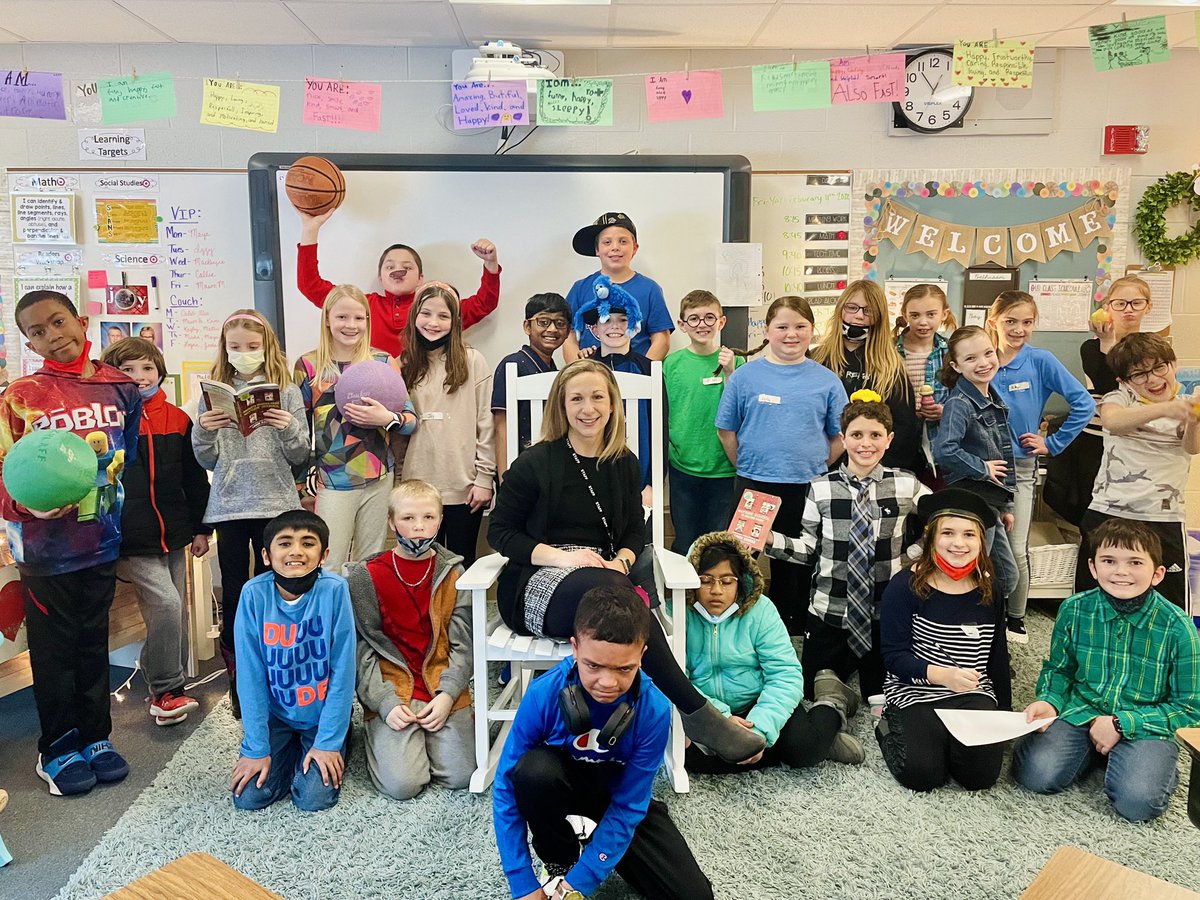 These Sayre Sharks dressed up as Wayside School characters today and took on some pretty awesome character traits! #WaysideSchool <a href="/SLCSSayre/">Sayre Elementary</a> <a href="/SLCSD/">South Lyon Community Schools</a> #SayreSharks