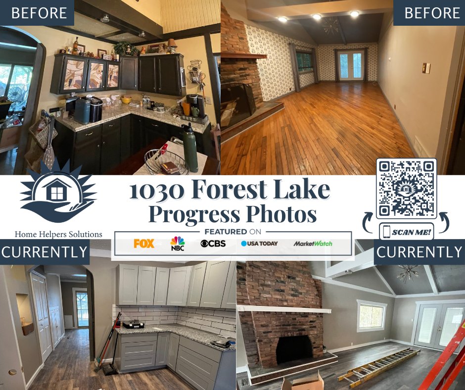 HomeHelpersSol's tweet image. Take a look at the progress at our Lake Orion Airbnb! 💥
The kitchen is looking awesome, the great room is getting finished up and there has been lots of progress in the basement. It'll be ready to rent in no time! ✅✅✅