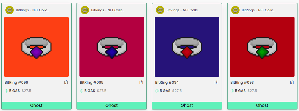 BitRings's tweet image. There are only 4 left to complete 100 BitRings. 🥳🤗💍

On sale for 5 $GAS

#BitRing #BitRings #NFTs #NFTCollection #NFTdrop #ghostmarket #PixelArt #NEO #GAS #N3 @ghostmarketio @Neo_Blockchain
