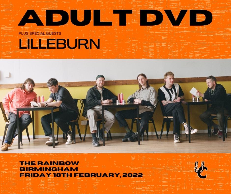 Our faves, <a href="/lilleburn/">lilleburn</a> will be joining Adult DVD at The Rainbow Pub on Friday 18th Feb! 💙

Tickets available here: bit.ly/33BGJiR