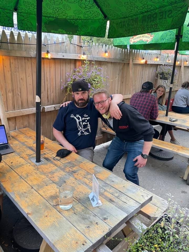 and_plough's tweet photo. Did you forget The Plough & Stars has an outdoor patio?
Come enjoy the balmy February temps today and tomorrow with a Zero Gravity Craft Brewery Green State Lager.
When these lads take over the patio; it's sun's out, guns out!
#zerogravitybeer #greenstatelager #outdoorpatio https://t.co/7qcwUuGHgA
