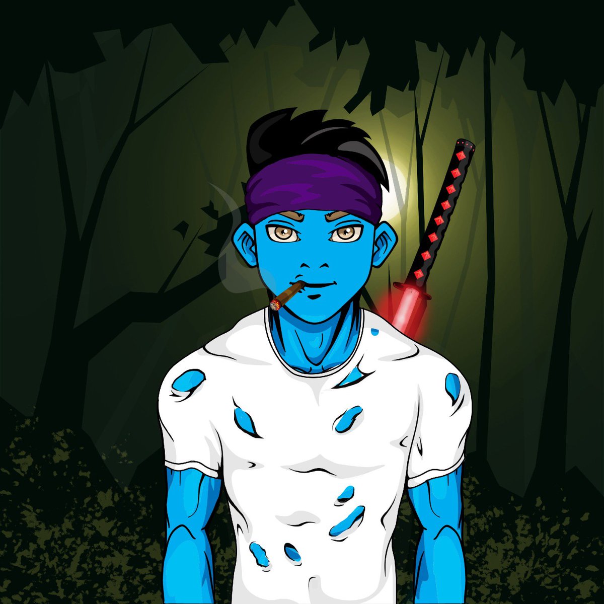 What do you think about the sword?🚨⚔️🔥

would you like to mint him? 🚀

#badassninjas 7777 unique and hand drawn NFT's
join our discord ⚔️ (link in bio)

#nftart #presale #joindiscord #nftcollection #ethnft #badassninjasnft