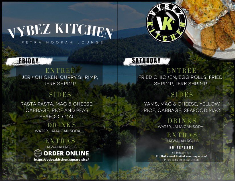 Ky_Stay_Fly's tweet photo. f you don’t know where we at this weekend are you really a loyal customer of Vybez Kitchen? I’ll tell you though 🤦🏾♂️ we @petra.hookah.lounge 🔥. The best and only late night eats spot from 12am to 4am or sellout. #sogso #gso #triad #nceats #gsoeats #dgso #ncat #greensboro #uncg https://t.co/RDvDT9poqG