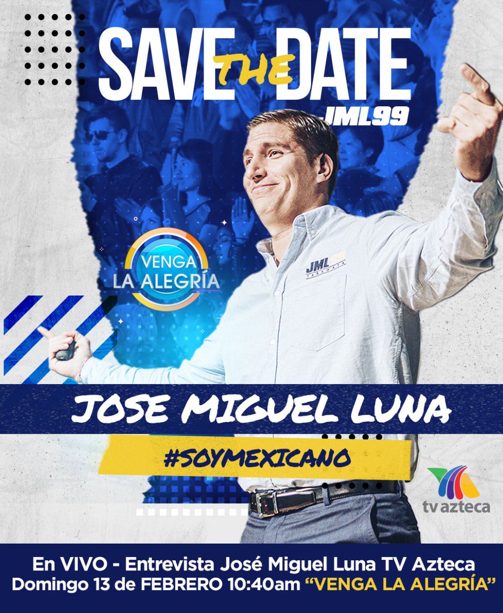JML99deaf's tweet photo. ¡Los espero este domingo para que vean mi sección #SoyMexicano en Venga La Alegría a las 10:40am!
Antes de la #Superbowl, les platicaré mi historia de vida y mi trayectoria como jugador de fútbol americano profesional. ¡Gracias por la oportunidad! TV Azteca México #tvazteca https://t.co/p13prJeSKv