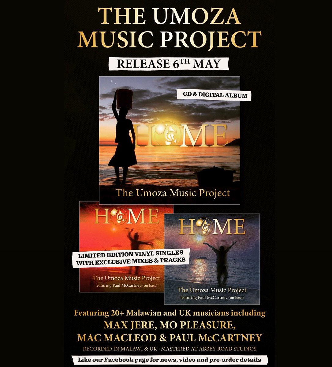 Umoza_Music's tweet photo. The Umoza Music Project announce their second album, with U.K. &amp; Malawi musicians and some very special guests… https://t.co/CDsPIAiiPT