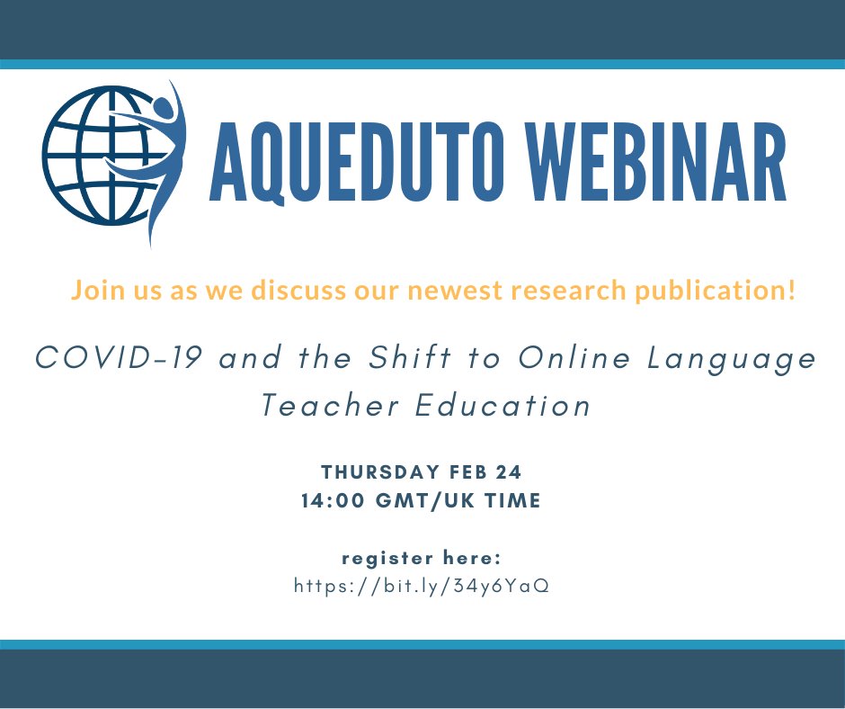 Join us as we discuss our newest research publication! We'll share the factors that helped teacher educators address challenges and embrace positive outcomes as they transitioned to online delivery. Register today at bit.ly/34y6YaQ