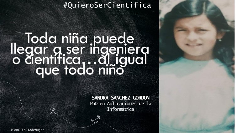"Toda niña puede llegar a ser ingeniera o científica…al igual que todo niño", Sandra Sánchez, PhD en aplicaciones de la informática <a href="/KushiRimay/">Kushi Rimay / Sandra Sanchez-Gordon, Ph.D.</a> es una mujer que inspira a nuevas generaciones. #ConCIENCIAdeMujer #11F2022 <a href="/CientificasEC/">👩🏽‍🎓CientíficasEcuador🇪🇨</a> <a href="/MPolitecnica/">MujerPolitécnica</a> <a href="/InvestigaEPN/">Investigación</a> <a href="/CatalisisEc/">CatalisisEc</a>