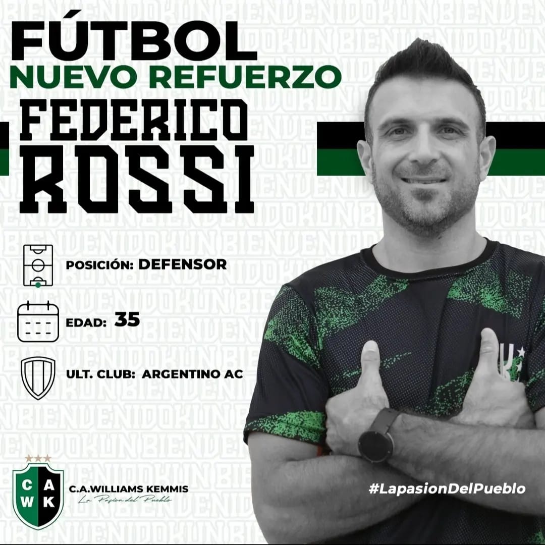 Williams_Kemmis's tweet photo. Nuestros refuerzos vienen a sumar mucho con nuestra camiseta. VAMOS EL KEMMIS 💚🖤 https://t.co/LAR7aPjQTt