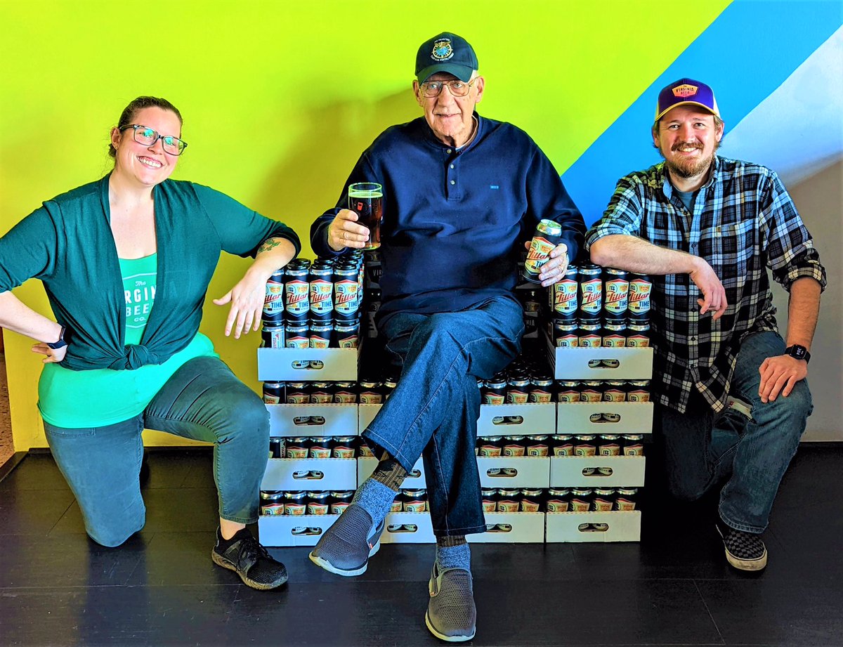 VirginiaBeerCo's tweet photo. BACK ON SATURDAY: It’s Tillar Time! 👑 This 11% abv Barleywine is aged with Maple Syrup &amp; Vanilla Beans for a sweet &amp; smooth finish to a big, bold 🍺.

A celebration of one of our fave Veterans and #FullTimeFriends, a portion of proceeds from this release will be donated to @wwp. https://t.co/VYMLVkyJdK