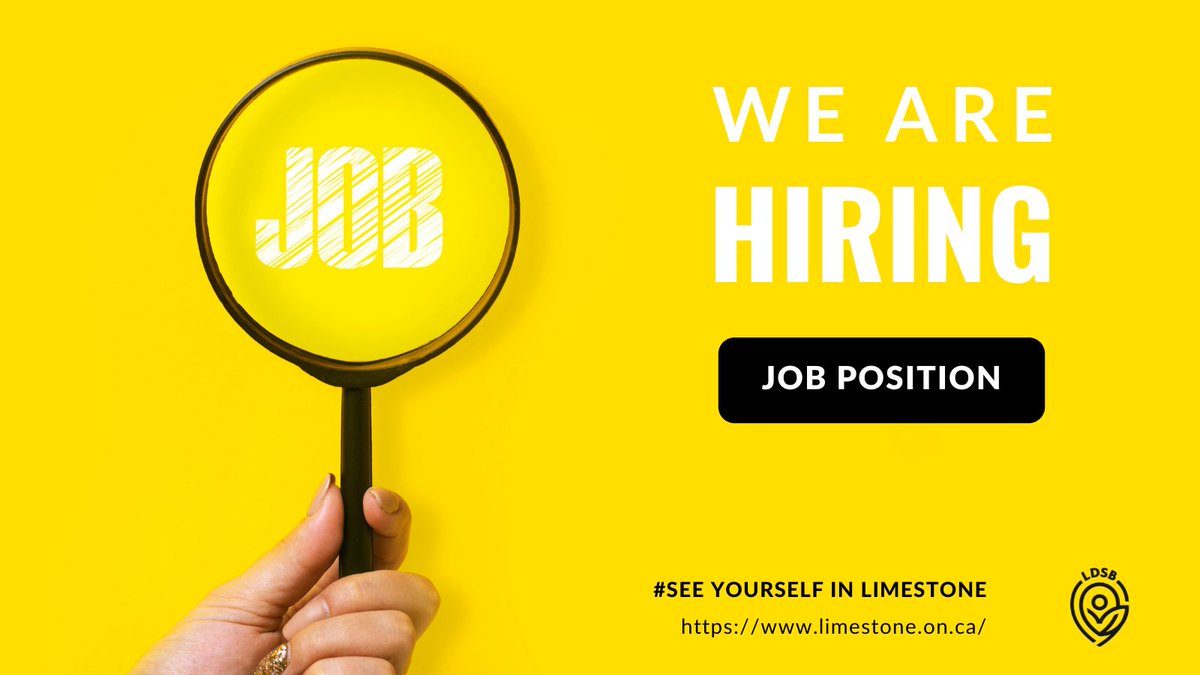 We're accepting applications for Literacy Tutors! Successful candidates will work with Kindergarten to Grade 2 students providing gap closing support over a period of 6 consecutive weeks between May-June 2022. Apply here: bit.ly/3GIfi4Y #seeyourselfinlimestone #TeamLDSB