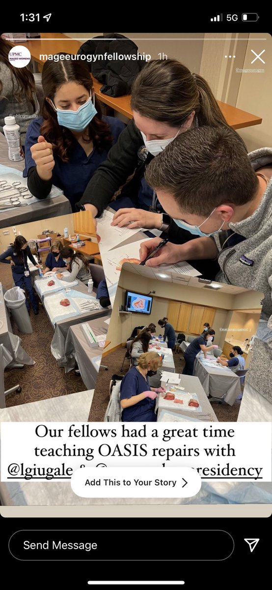 DrLaurenG's tweet photo. This beef tongue model is SO good for #obstetric laceration simulation #urogyn @MageeUroGyn @mageeobgynresi1 @MGuirguisMD https://t.co/Q39mSe9T79