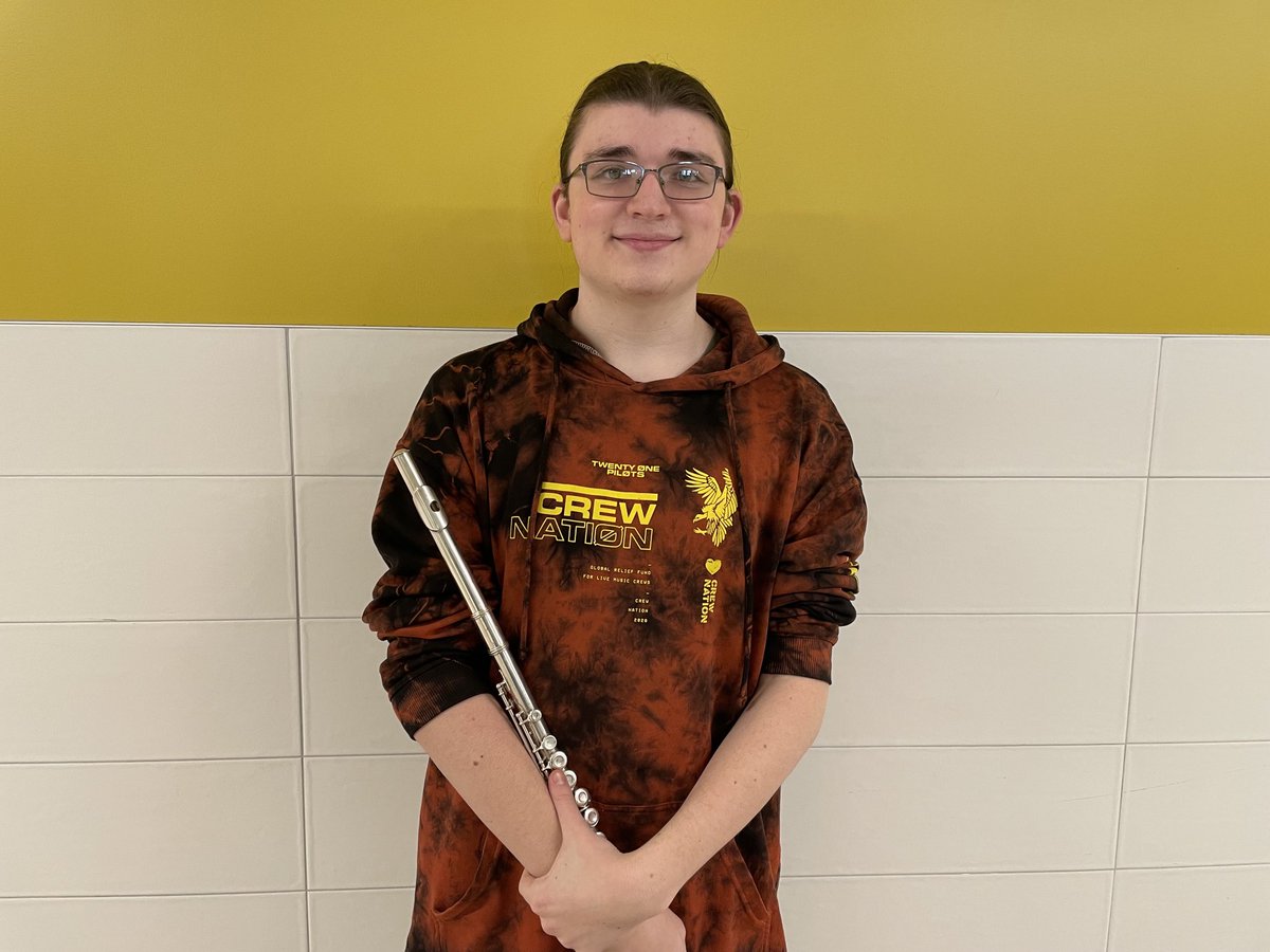 QBYbands's tweet photo. Congratulations to senior flutist Jack Mahaney who was selected to perform with the Capital Region Wind Ensemble in a side-by-side concert on April 3. ⁦@qufsd⁩ https://t.co/9AJxBHIehY