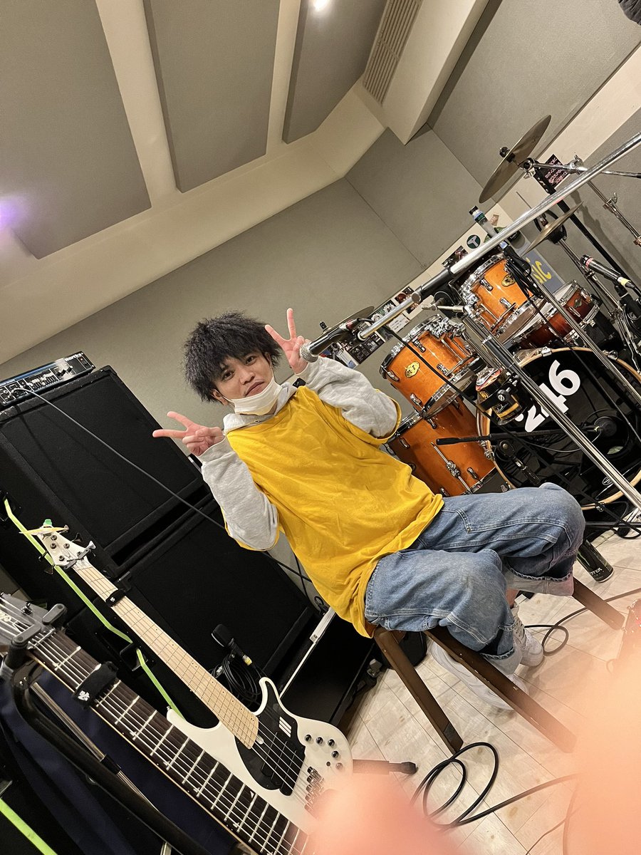 st_rage's tweet photo. 本日Polyphonicのスタジオでっす！
たいせい楽しそう〜 https://t.co/bECGOgZmRf