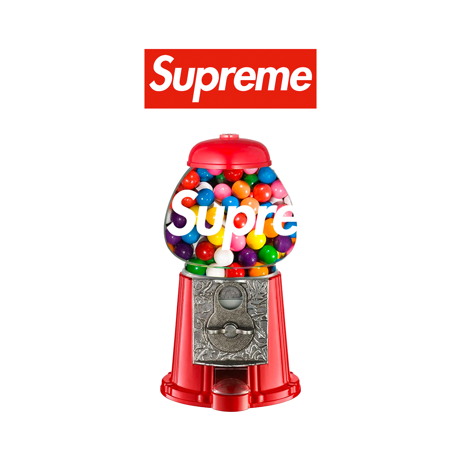 直営限定 Supreme ガムボール ガチャ Gumball Machine www.m