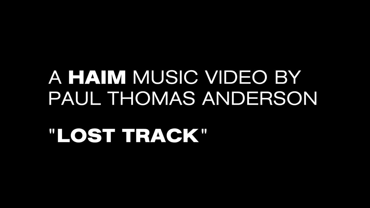 New <a href="/HAIMtheband/">HAIM</a> music video directed by Paul Thomas Anderson will play in theaters everywhere before #LicoricePizza starting tonight!