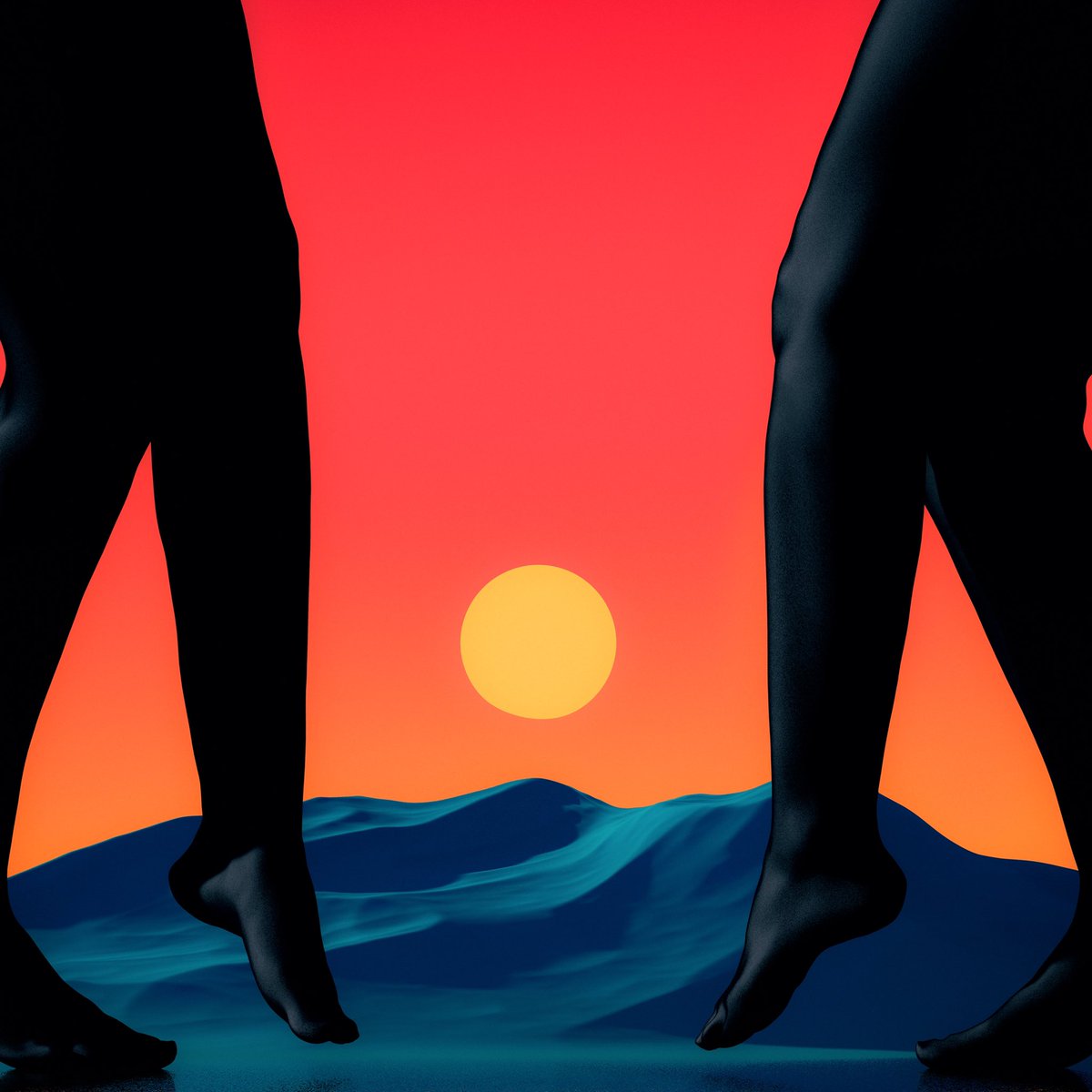 alabodavid's tweet photo. « Sunset Plays » 👁✨🌅🦵🏿

Genesis piece on @SuperRare and proudly showing at the BLACK*RARE exhibition curated by @LindaDouniaR 

https://t.co/Po0L58L3If https://t.co/GiUfS6ioDT