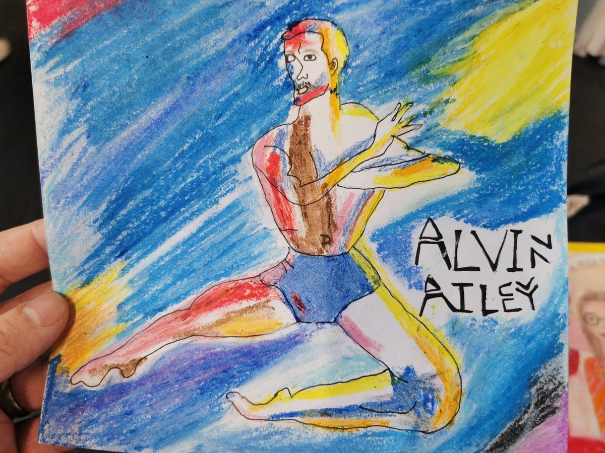 McInnesBruce's tweet photo. Year 6 have loved reading about some of the incredible role models in the beautiful #QueerHeroes by @arabellesicardi for #LGBTHM22. I love their artwork looking at the gorgeous illustrations by @sarahtanatjones 😍 https://t.co/U5dgKkpnl3